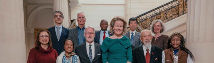 Mensen genezen van lepra ontvangen door Koningin Mathilde